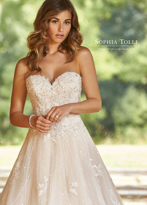 SOPHIA TOLLI Wedding Dress Y11940-Gemini Bridal Prom Tuxedo Centre