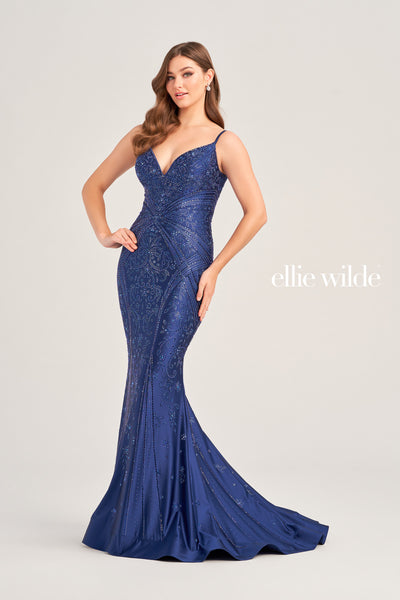 Ellie Wilde Prom Dress EW35002B 16-24-Gemini Bridal Prom Tuxedo Centre