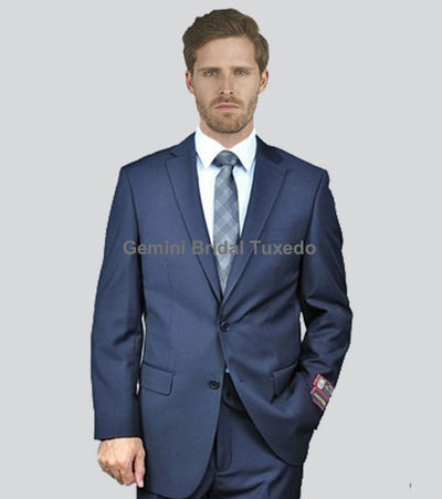 Modern Navy Suit Blazer-Gemini Bridal Prom Tuxedo Centre