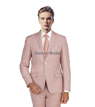 Modern Rose Suit Blazer-Gemini Bridal Prom Tuxedo Centre