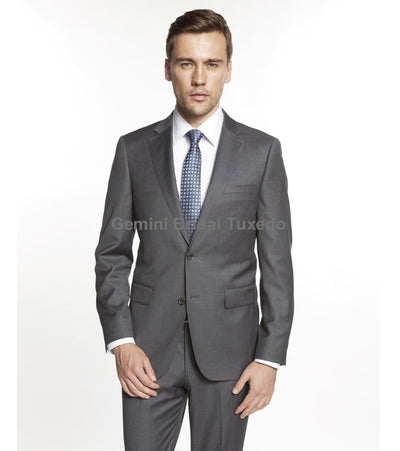 Modern Charcoal Suit Blazer-Gemini Bridal Prom Tuxedo Centre