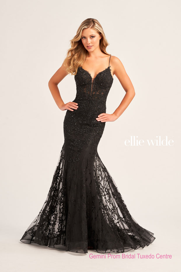 Ellie Wilde Prom Dress EW35010A 00-10-Gemini Bridal Prom Tuxedo Centre