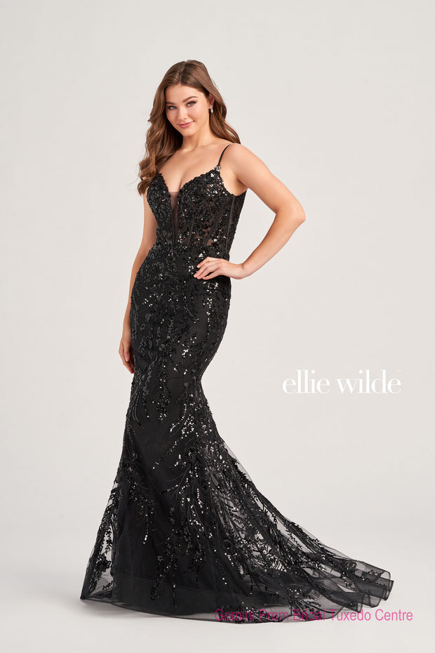 Ellie Wilde Prom Dress EW35039-Gemini Bridal Prom Tuxedo Centre