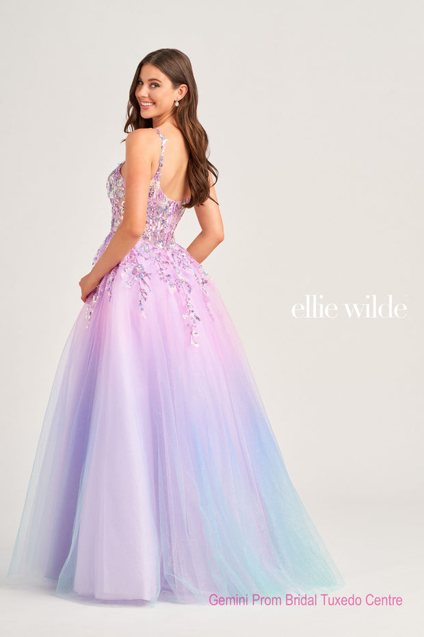 Ellie Wilde Prom Dress EW35055-Gemini Bridal Prom Tuxedo Centre