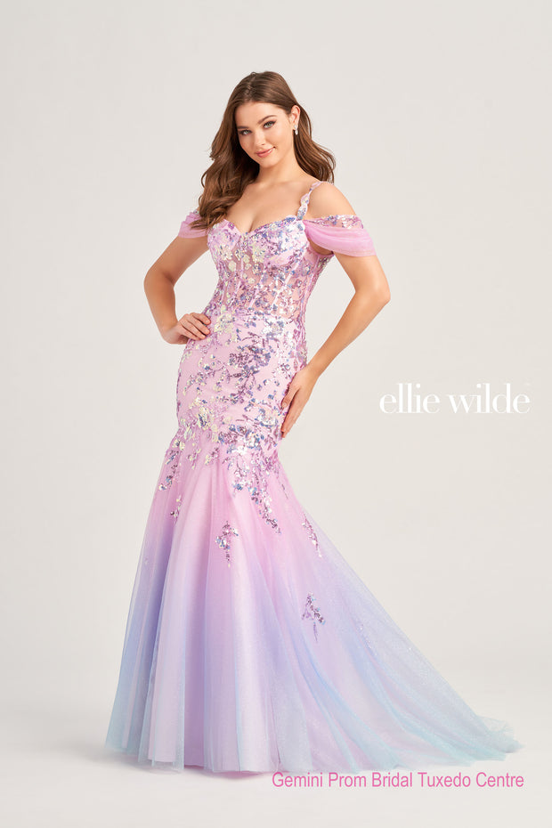 Ellie Wilde Prom Dress EW35056-Gemini Bridal Prom Tuxedo Centre