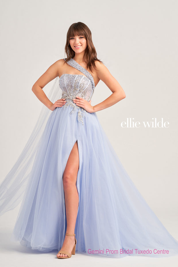 Ellie Wilde Prom Dress EW35090-Gemini Bridal Prom Tuxedo Centre