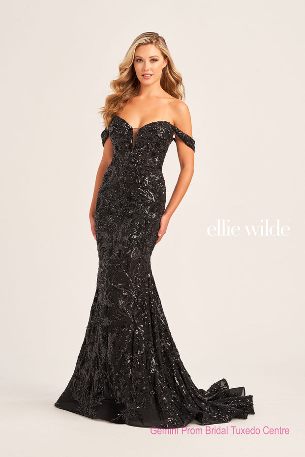 Ellie Wilde Prom Dress EW35094-Gemini Bridal Prom Tuxedo Centre