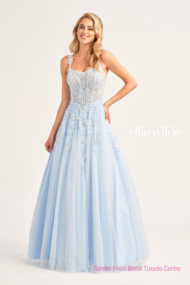 Ellie Wilde Prom Dress EW35123-Gemini Bridal Prom Tuxedo Centre