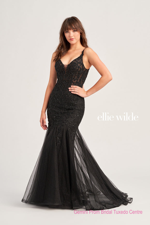 Ellie Wilde Prom Dress EW35227-Gemini Bridal Prom Tuxedo Centre