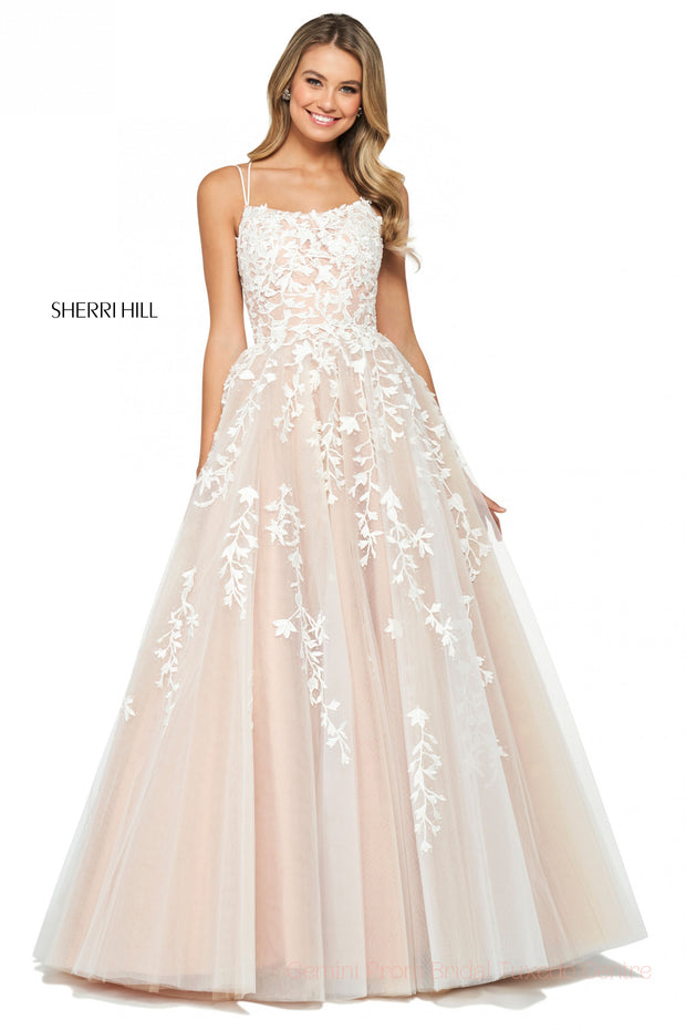 Sherri Hill Prom Grad Evening Dress 53116B 8-18-Gemini Bridal Prom Tuxedo Centre