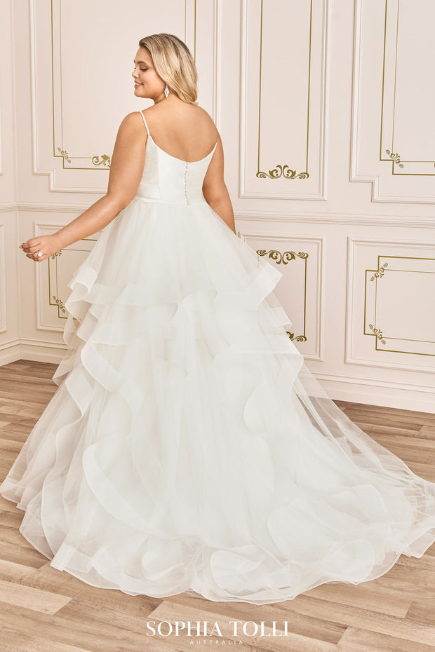 Sophia Tolli Wedding Dress Y12029-Gemini Bridal Prom Tuxedo Centre