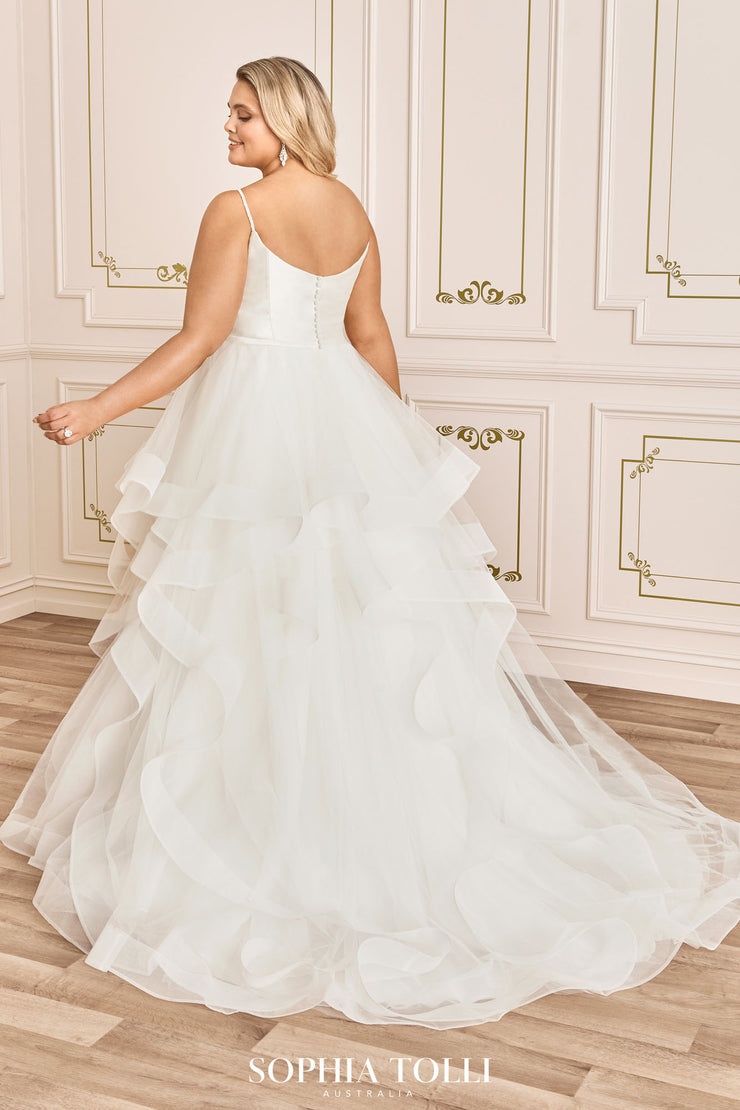 Sophia Tolli Wedding Dress Y12029-Gemini Bridal Prom Tuxedo Centre