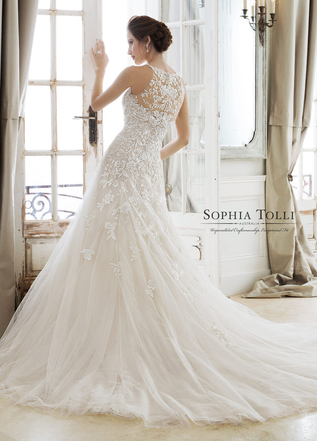 SOPHIA TOLLI Y11866LB-Gemini Bridal Prom Tuxedo Centre