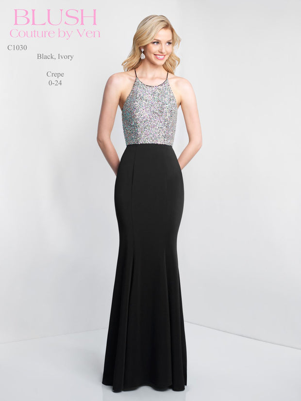 BLUSH PROM C1030-Gemini Bridal Prom Tuxedo Centre