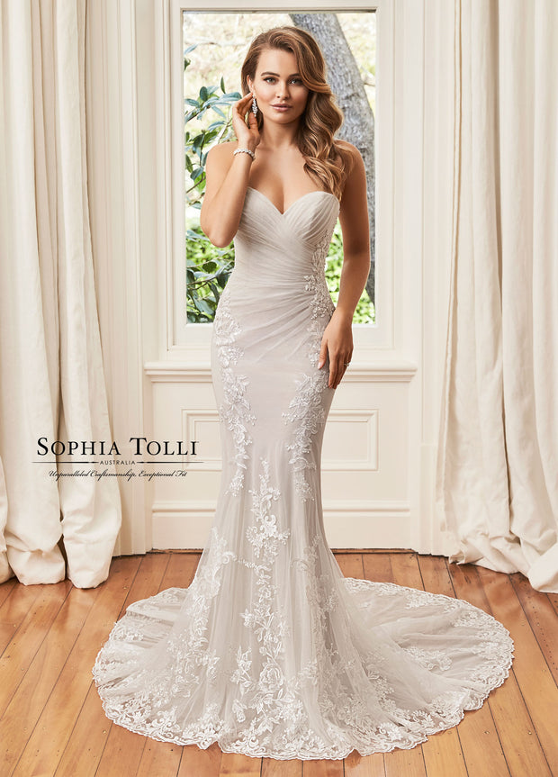 Sophia Tolli Wedding Dress Y11966-Gemini Bridal Prom Tuxedo Centre