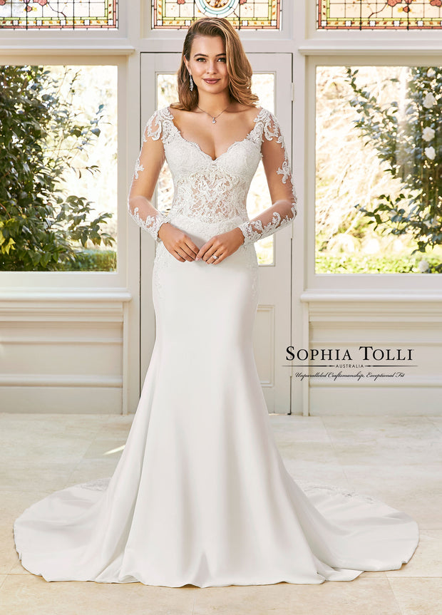 Sophia Tolli Wedding Dress Y11943-Gemini Bridal Prom Tuxedo Centre