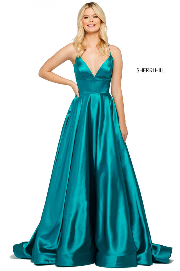 Sherri Hill Prom Grad Evening Dress 53885-Gemini Bridal Prom Tuxedo Centre