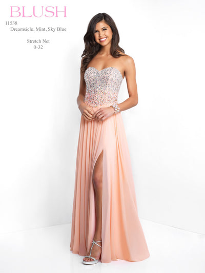 BLUSH PROM 11538-Gemini Bridal Prom Tuxedo Centre