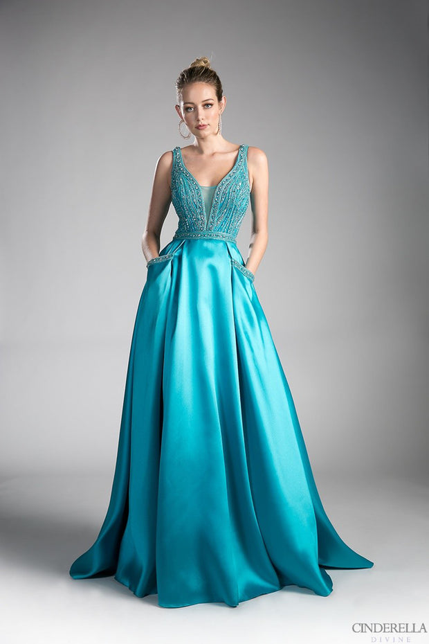 Ladivine KC1896 - Prom Dress-Gemini Bridal Prom Tuxedo Centre