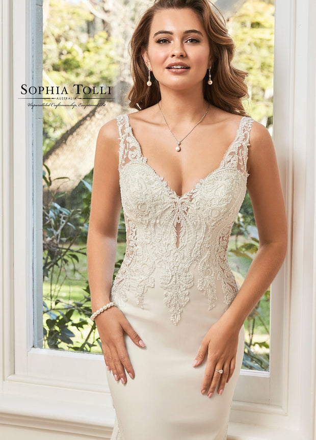 Sophia Tolli Wedding Dress Y11950-Gemini Bridal Prom Tuxedo Centre