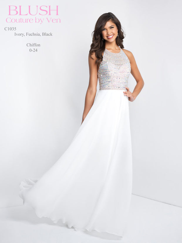 BLUSH PROM C1035-Gemini Bridal Prom Tuxedo Centre