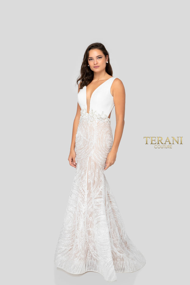 TERANI COUTURE 1911P8158-Gemini Bridal Prom Tuxedo Centre