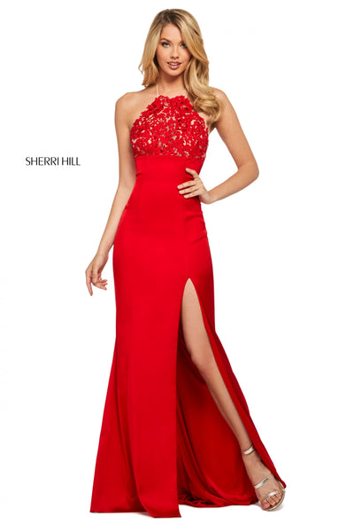 Sherri Hill Prom Grad Evening Dress 53394-Gemini Bridal Prom Tuxedo Centre