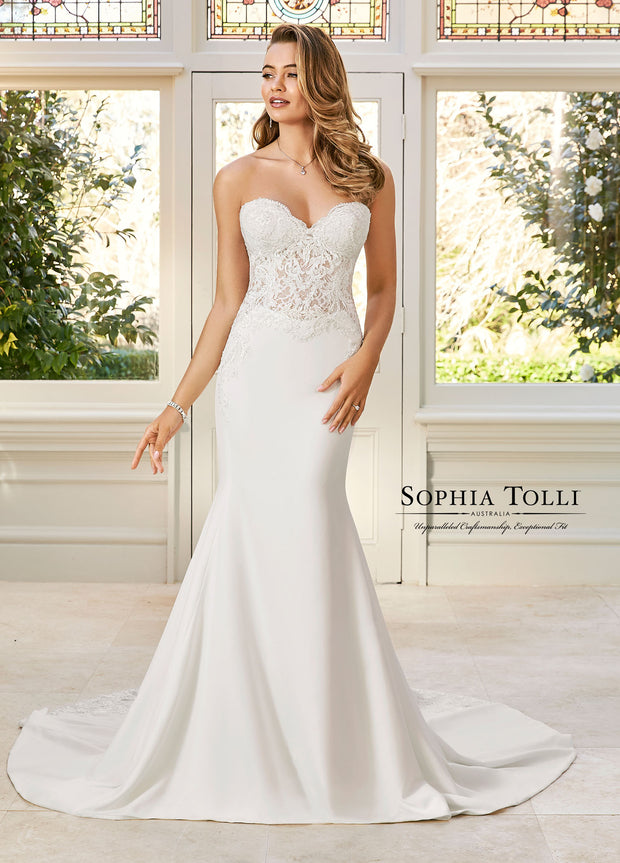 Sophia Tolli Wedding Dress Y11943-Gemini Bridal Prom Tuxedo Centre