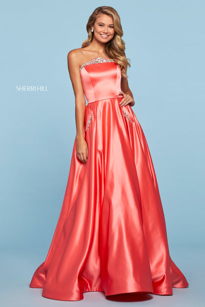 Sherri Hill Prom Grad Evening Dress 53320C-Gemini Bridal Prom Tuxedo Centre