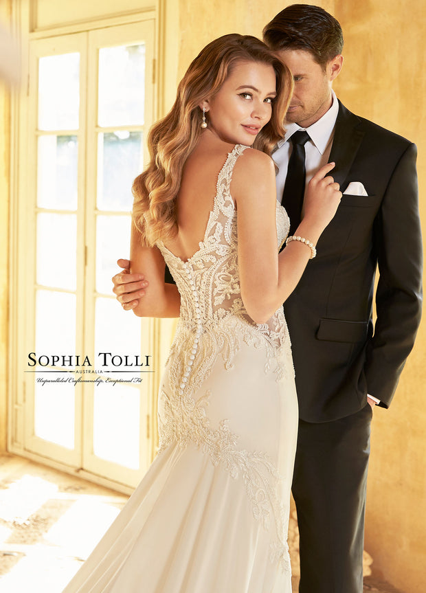 Sophia Tolli Wedding Dress Y11950-Gemini Bridal Prom Tuxedo Centre