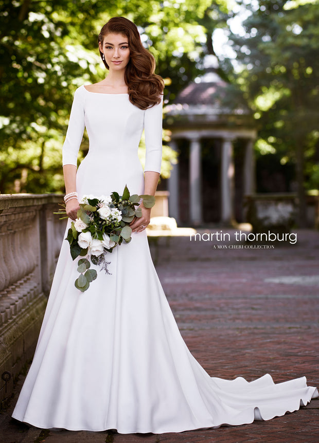 Martin Thornburg Wedding Dress 119255-Gemini Bridal Prom Tuxedo Centre