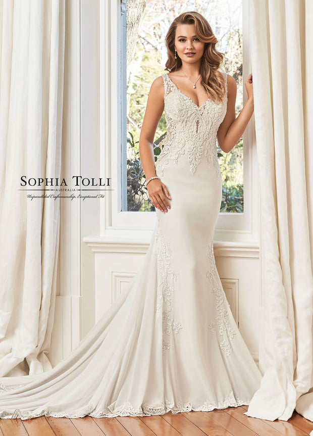 Sophia Tolli Wedding Dress Y11950-Gemini Bridal Prom Tuxedo Centre