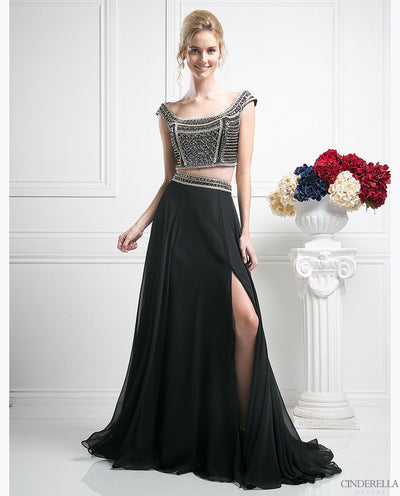 Ladivine CK27 - Prom Dress-Gemini Bridal Prom Tuxedo Centre